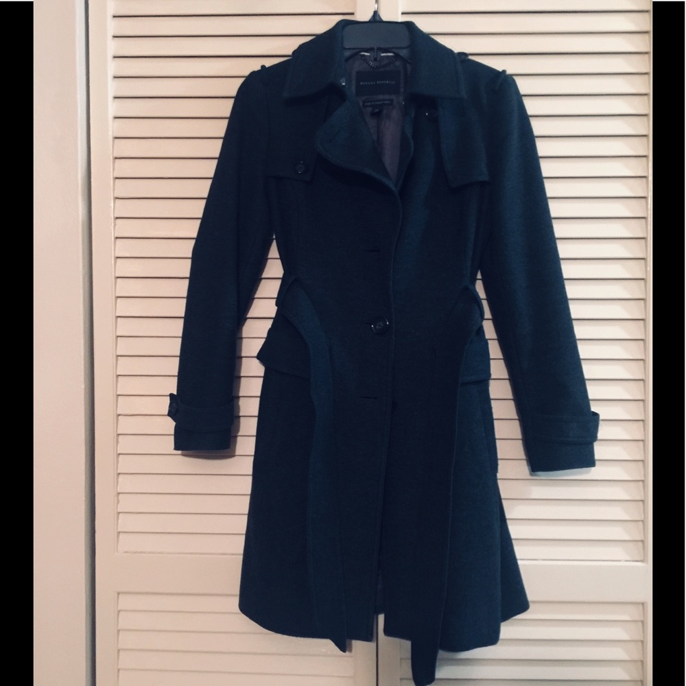 Banana Republic Wool Peacoat